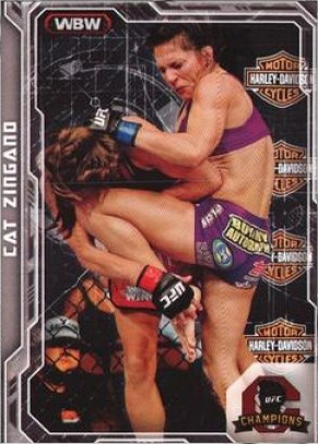 Cat Zingano 2014 Topps UFC Champions Base #97 Red