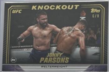 Jonny Parsons 2024 Topps Knockout UFC Base #44 Gold