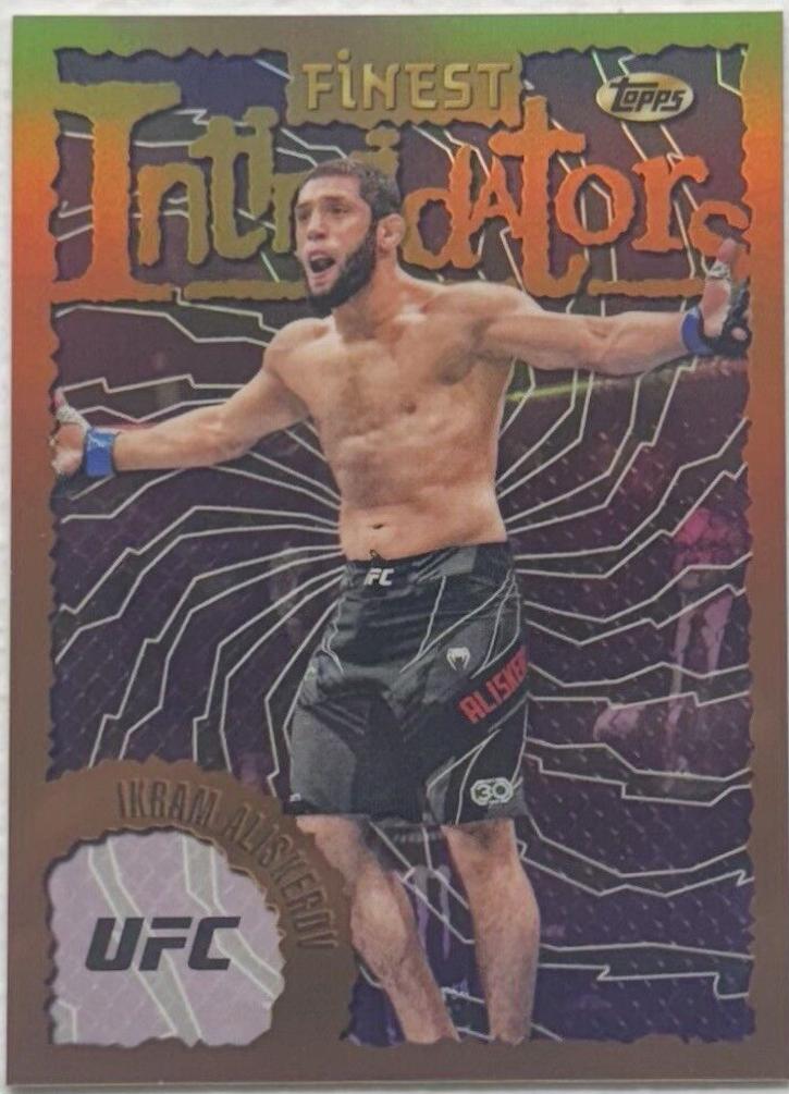 Ikram Aliskerov 2024 Topps Finest UFC Intimidators #INT-25 Refractor