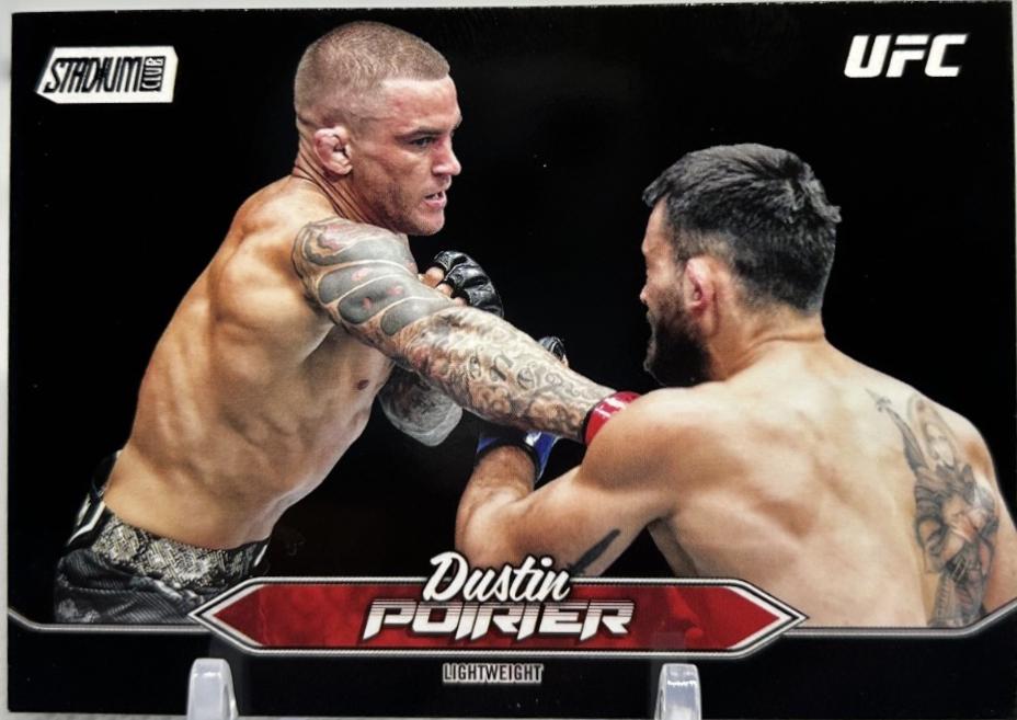 Dustin Poirier 2025 Topps Stadium Club UFC Base #138 Black