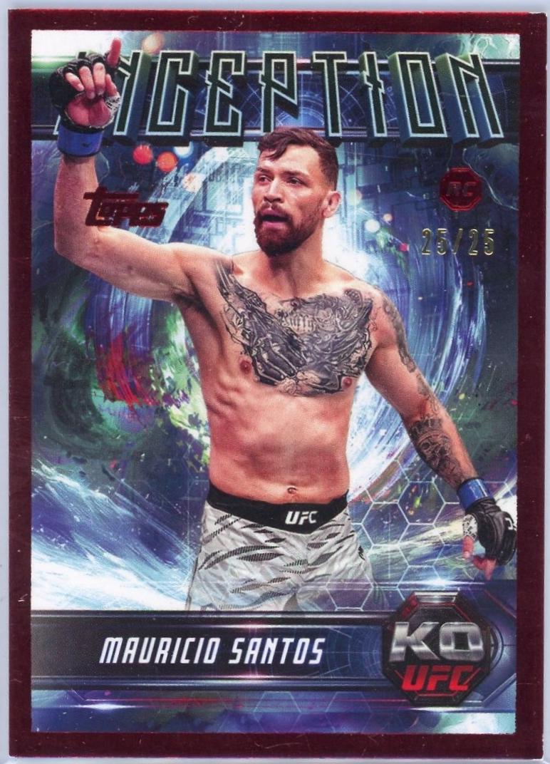 Mauricio Ruffy 2025 Topps Knockout UFC Inception #IN-80 Red