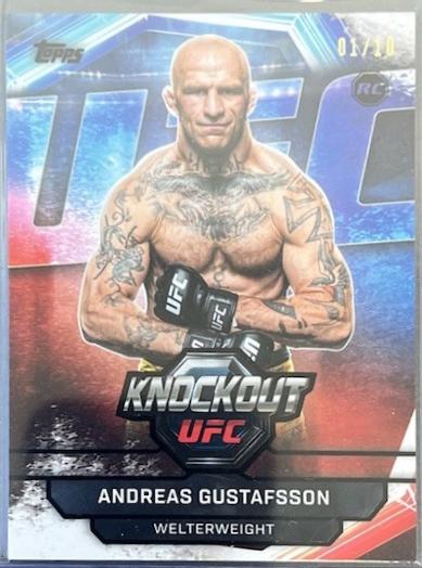 Andreas Gustafsson 2026 Topps Knockout UFC Base #73 Black