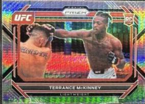 Terrance McKinney 2023 Panini Prizm UFC Base #31 Green Pulsar