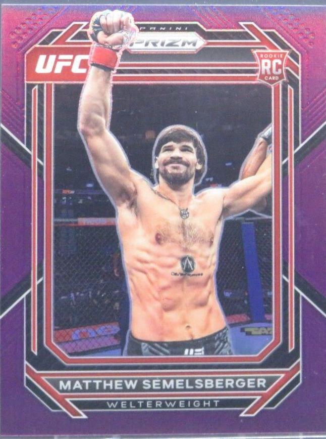 Matthew Semelsberger 2023 Panini Prizm UFC Base #152 Purple
