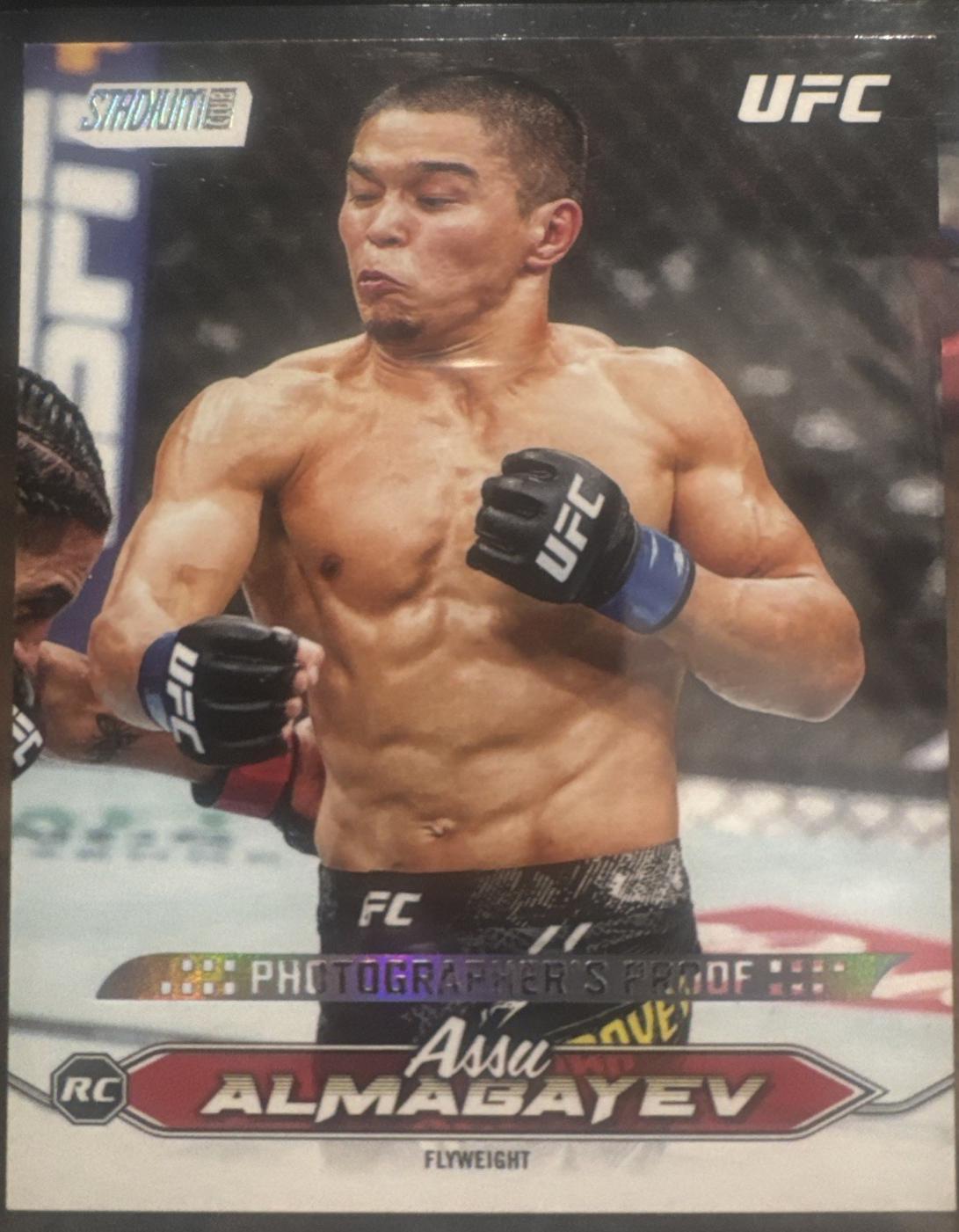 Assu Almabayev 2025 Topps Stadium Club UFC Base #116 Photographer's Proof