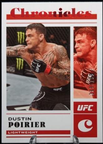 Dustin Poirier 2023 Panini Chronicles UFC Base Chronicles #64 Red