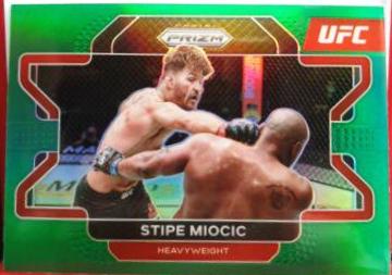 Stipe Miocic 2022 Panini Prizm UFC Base #100 Green