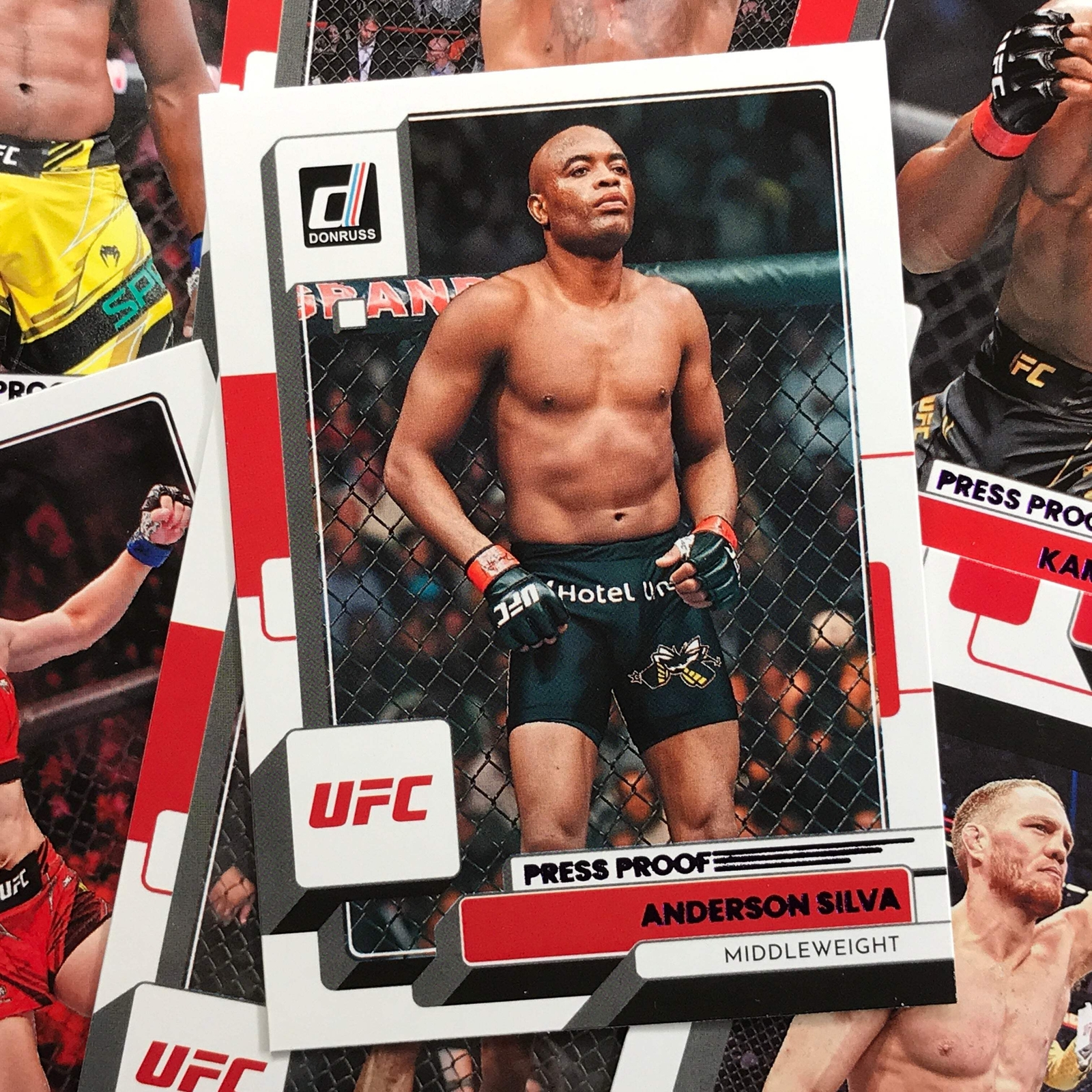 Joaquin Buckley 2023 Panini Donruss UFC Base #24 Press Proof Purple