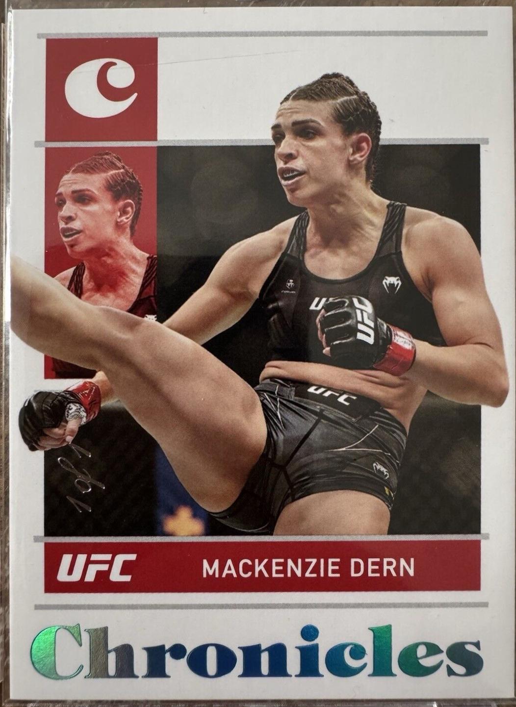 Mackenzie Dern 2022 Panini Chronicles UFC Base Chronicles #28 Platinum