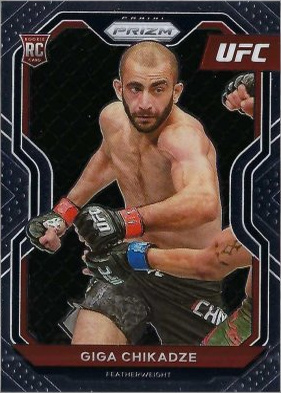Giga Chikadze 2021 Panini Prizm UFC Base #72 Black