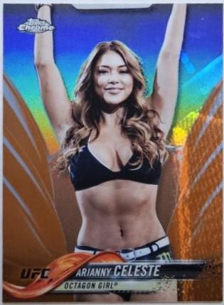 Arianny Celeste 2018 Topps Chrome UFC Base #65 Orange