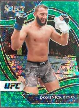 Dominick Reyes 2021 Panini Select UFC Octagonside #219 Green Disco
