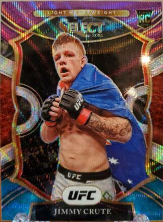 Jimmy Crute 2021 Panini Select UFC Octagonside #251 Tri Color
