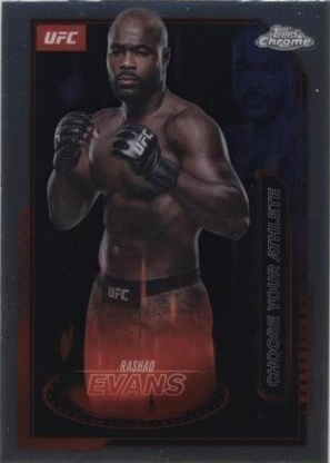 Rashad Evans 2025 Topps Chrome UFC Mission Control #MCL-2 Refractor