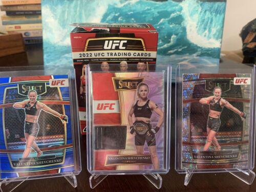 Valentina Shevchenko 2022 Panini Select UFC Concourse #67 Blue Disco