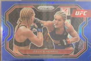 Felice Herrig 2021 Panini Prizm UFC Base #148 Blue