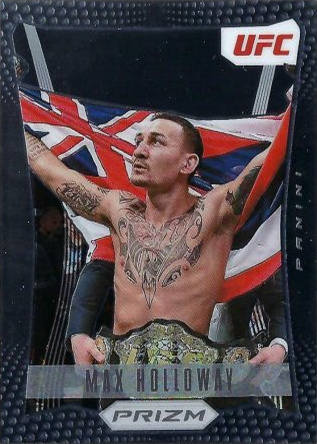 Max Holloway 2022 Panini Prizm UFC Prizm Flashback #22 Gold