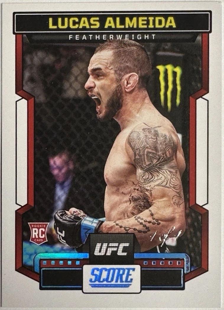 Lucas Almeida 2023 Panini Chronicles UFC Base Score #198 Platinum