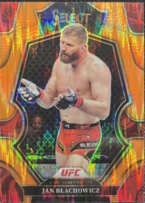 Jan Błachowicz 2023 Panini Select UFC Premier Level #124 Orange Flash
