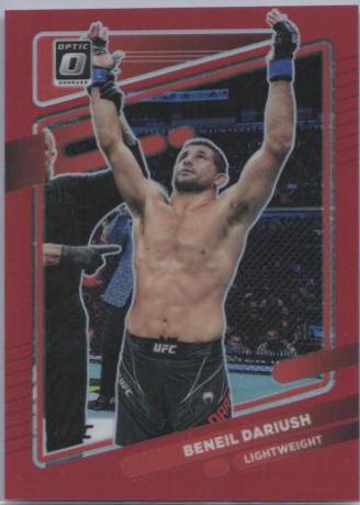 Beneil Dariush 2022 Panini Donruss Optic UFC Base #22 Red