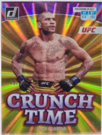 Alex Pereira 2023 Panini Donruss UFC Crunch Time #6 Purple Laser