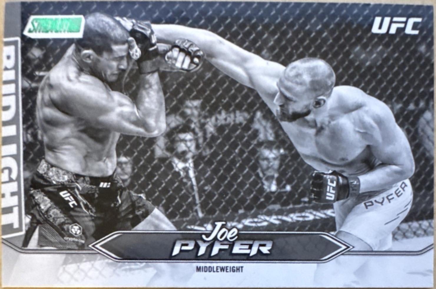 Joe Pyfer 2025 Topps Stadium Club UFC Base #89 Black & White