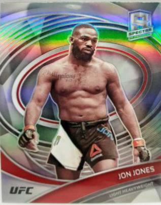 Jon Jones 2021 Panini Chronicles UFC Base Spectra #288 Silver