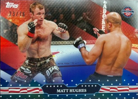 Matt Hughes 2026 Topps UFC Freedom 250 Base #10 Red