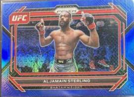 Aljamain Sterling 2023 Panini Prizm UFC Base #56 Blue