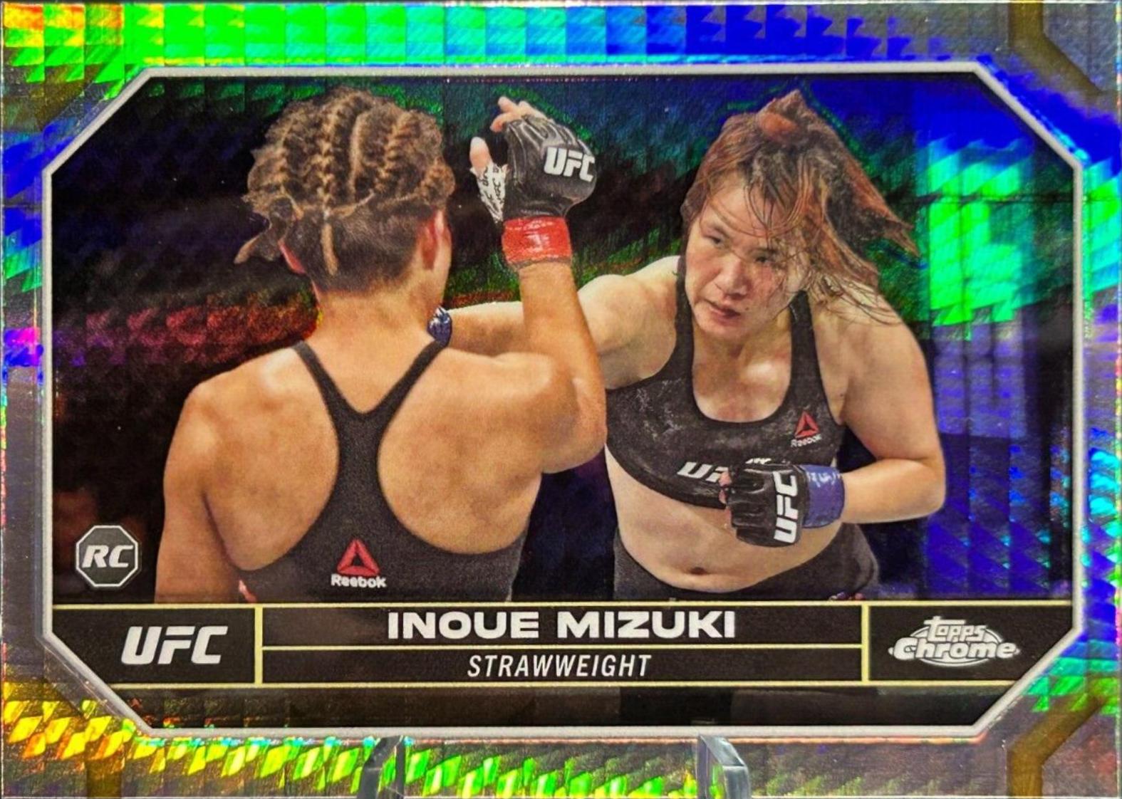 Inoue Mizuki 2024 Topps Chrome UFC Base #116 Prism Refractor