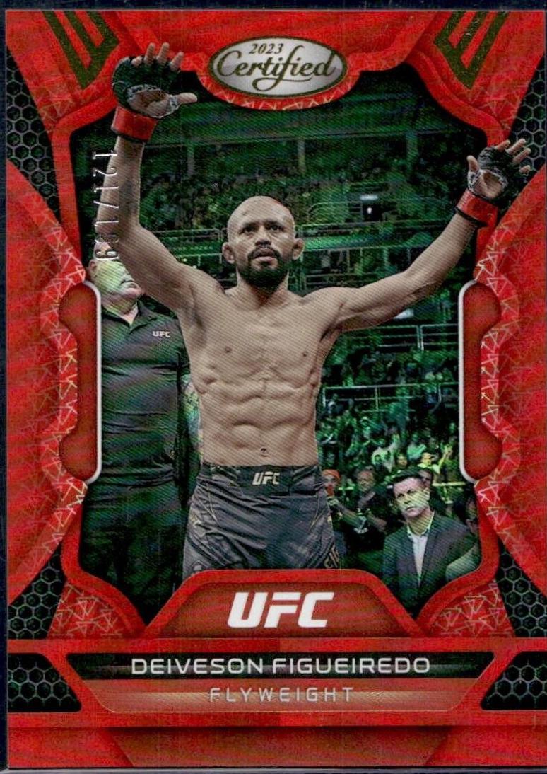 Deiveson Figueiredo 2023 Panini Chronicles UFC Base Certified #232 Red