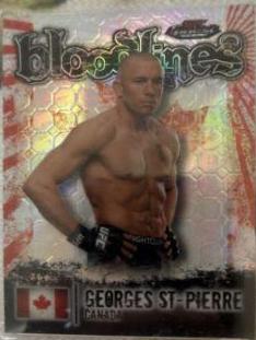 Georges St-Pierre 2012 Topps UFC Bloodlines Base #100 Red