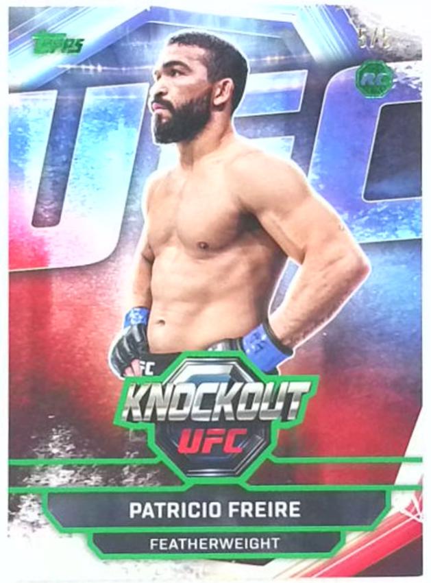 Patricio Freire 2026 Topps Knockout UFC Base #43 Emerald