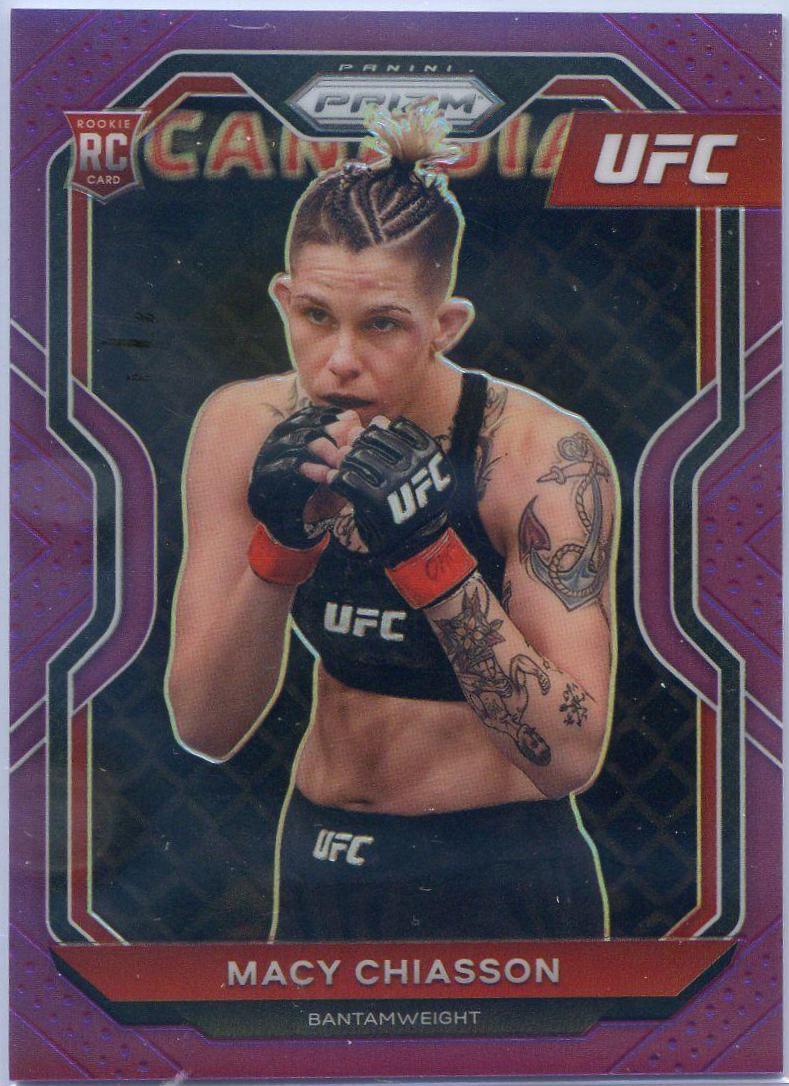 Macy Chiasson 2021 Panini Prizm UFC Base #37 Purple
