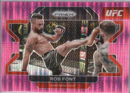 Rob Font 2022 Panini Prizm UFC Base #20 Pink Pulsar