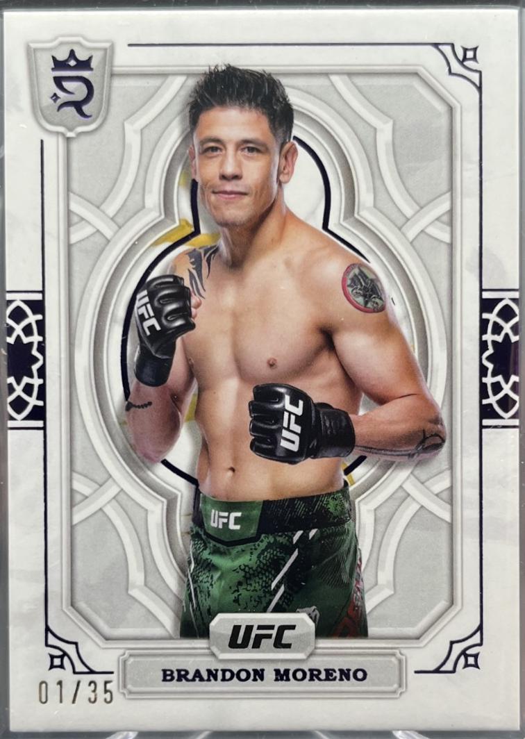 Brandon Moreno 2024 Topps Royalty UFC Base #41 Purple