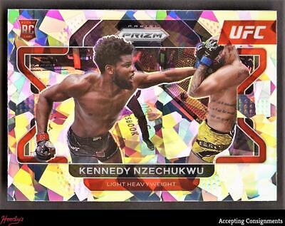 Kennedy Nzechukwu 2022 Panini Prizm UFC Base #74 Ice
