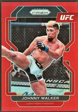 Johnny Walker 2022 Panini Prizm UFC Base #106 Red