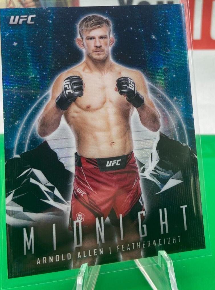 Arnold Allen 2024 Topps Midnight UFC Base #91 Moon Beam