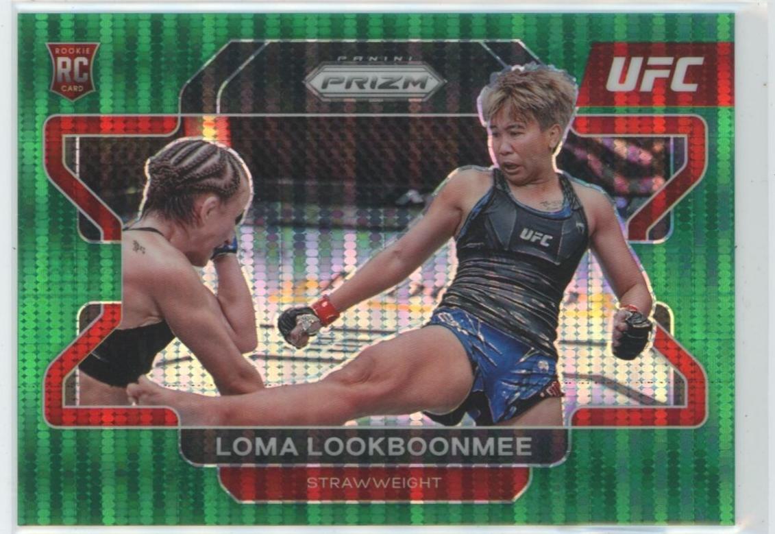 Loma Lookboonmee 2022 Panini Prizm UFC Base #16 Green Pulsar