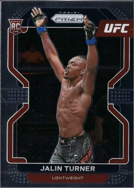 Jalin Turner 2022 Panini Prizm UFC Base #164 Black Shimmer