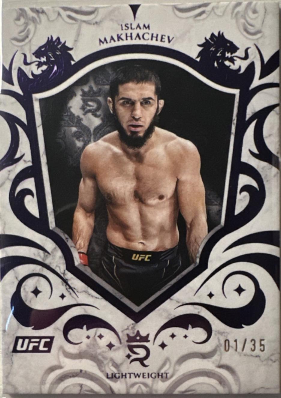 Islam Makhachev 2025 Topps Royalty UFC Base #87 Purple