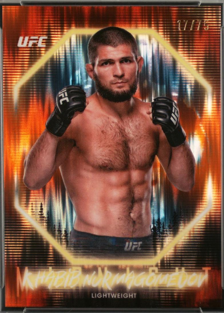 Khabib Nurmagomedov 2025 Topps Midnight UFC Base #92 Dusk