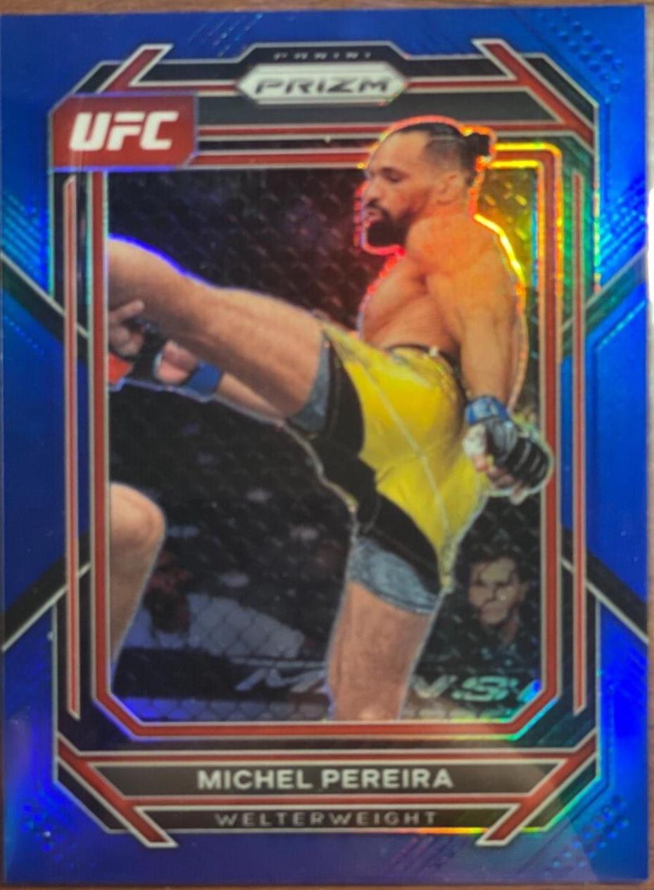 Michel Pereira 2023 Panini Prizm UFC Base #192 Blue