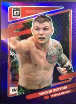 Marvin Vettori 2022 Panini Donruss Optic UFC Base #36 Purple
