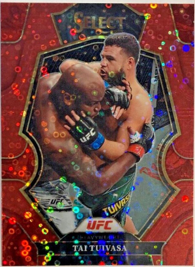 Tai Tuivasa 2023 Panini Select UFC Premier Level #153 Red Disco