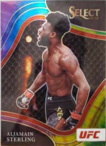 Aljamain Sterling 2022 Panini Select UFC Octagonside #215 Tie Dye