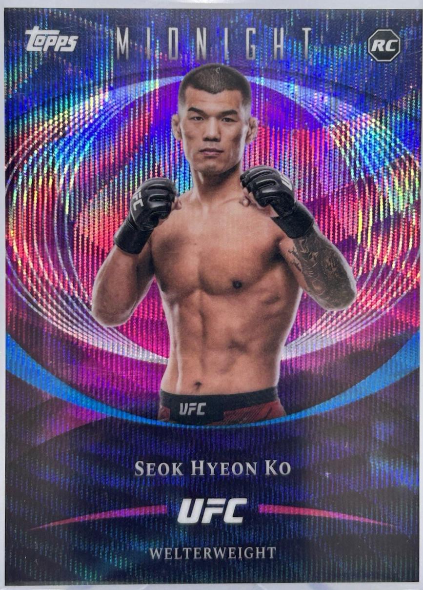 Seok Hyeon Ko 2026 Topps Midnight UFC Base #66 Zodiac