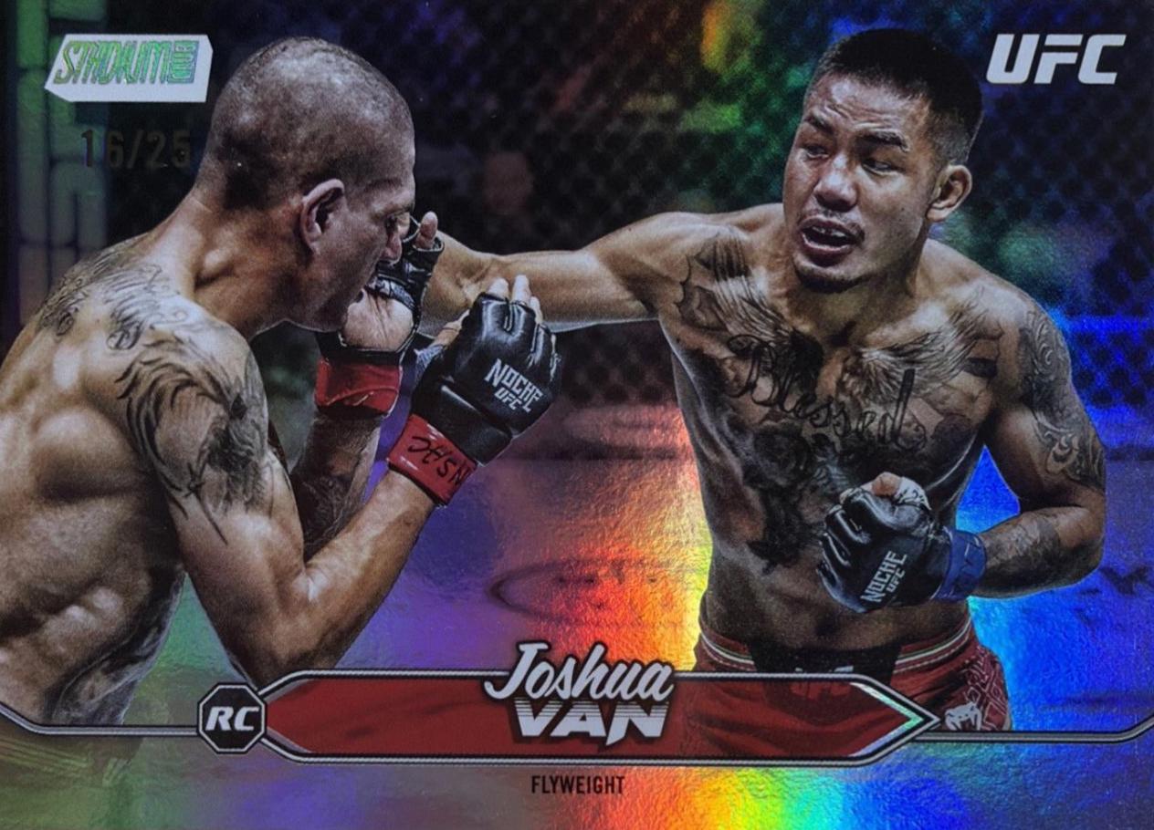 Joshua Van 2025 Topps Stadium Club UFC Base #15 Rainbow