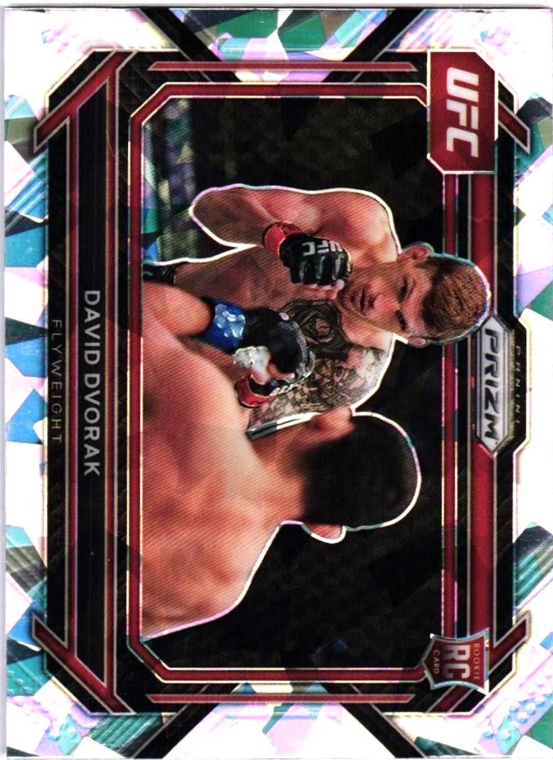 David Dvorak 2023 Panini Prizm UFC Base #70 Ice